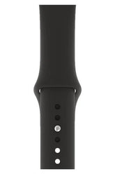 Apple Watch Uyumlu Silikon Kordon Siyah